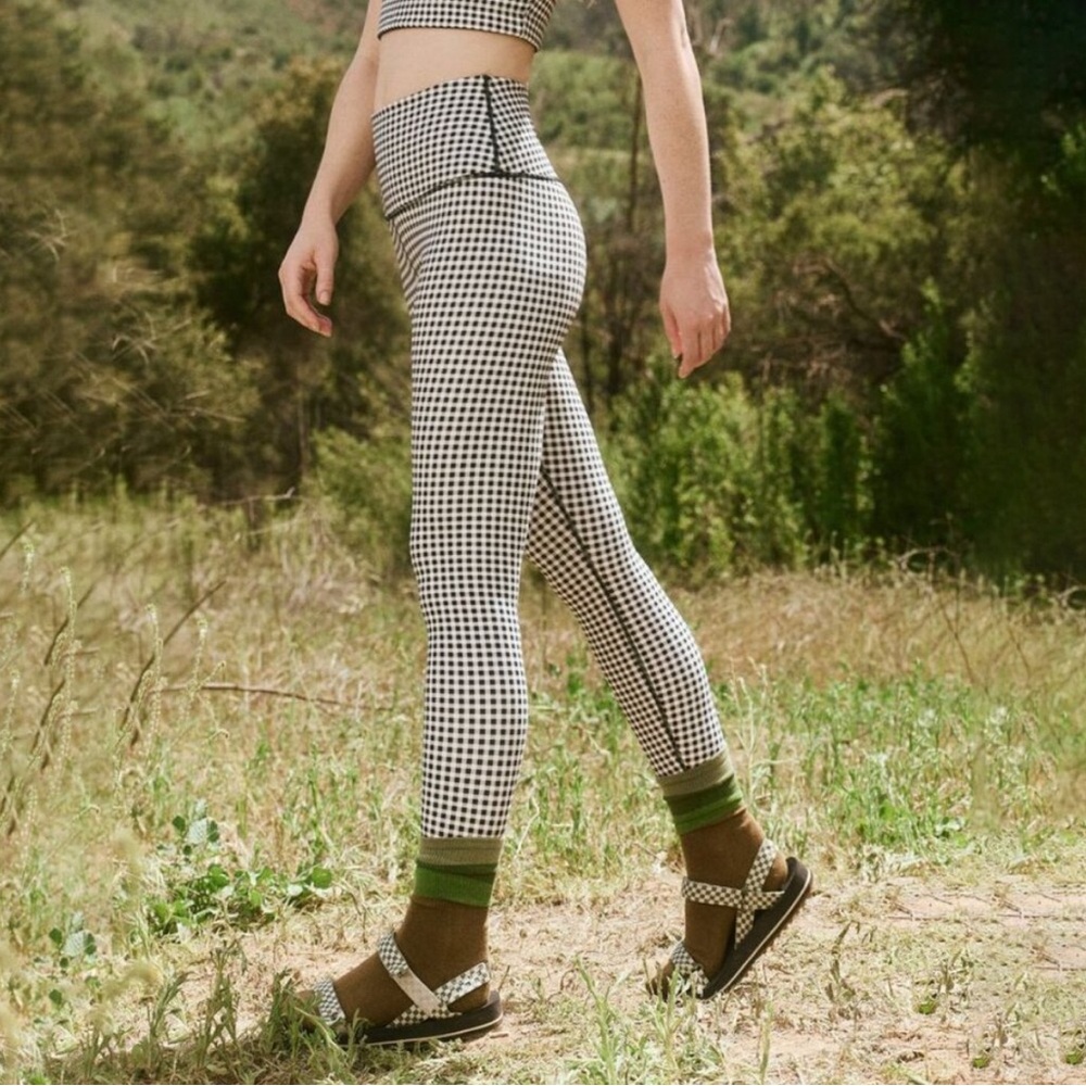The Great X Eddie Bauer Black and White Gingham Leggings NWT